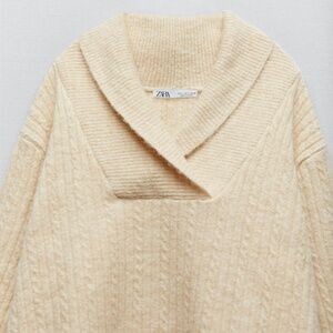 Zara - Rib Cable Knit Sweater
